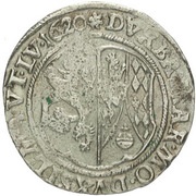 24 Kreuzer - Frederick Kuttenberg, Bohemia, 1620 reverse image