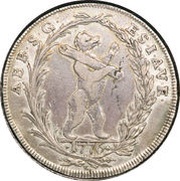 Thaler - Beda Angehrn, Switzerland, 1776 reverse image