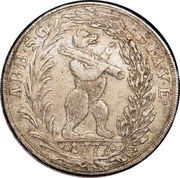 Thaler - Beda Angehrn, Switzerland, 1777-1779 reverse image