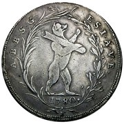 Thaler - Beda Angehrn, Switzerland, 1780 reverse image