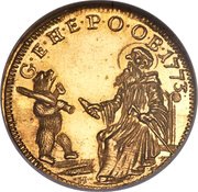 Ducat - Beda Angehrn, Switzerland, 1773 reverse image