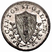 ½ Batzen obverse image