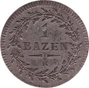 1 Batzen, Switzerland, 1810-1817 reverse image