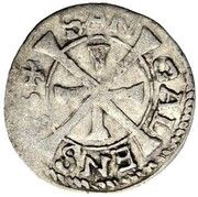 1 Kreuzer, Switzerland, 1583 reverse image