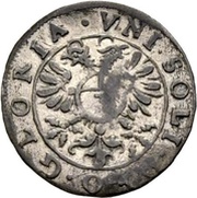 3 Kreuzer, Switzerland, 1618-1619 reverse image