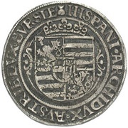 ½ Thaler - Ferdinand I Joachimsthal, Bohemia, 1529-1530 reverse image
