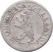 2 Kreuzers / ½ Batzen obverse image