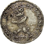 2 Kreuzers / ½ Batzen obverse image