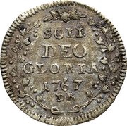 2 Kreuzers / ½ Batzen, Switzerland, 1766-1768 reverse image