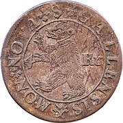 4 Kreuzers / Batzen obverse image