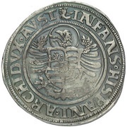 ½ Thaler - Ferdinand I Joachimsthal, Bohemia, 1546 reverse image