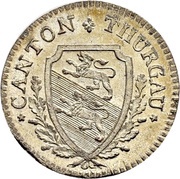 ½ Batzen obverse image