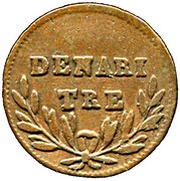 3 Denari reverse image