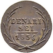 6 Denari reverse image
