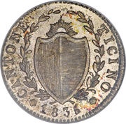 1 Quarto Franco obverse image