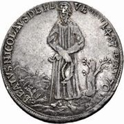 ½ Thaler, Switzerland, 1728 reverse image