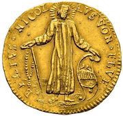 Ducat, Switzerland, 1726 reverse image