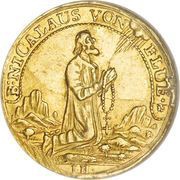 Ducat, Switzerland, 1743 reverse image