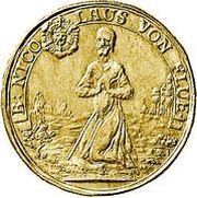 Ducat, Switzerland, 1774 reverse image