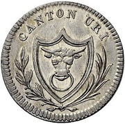 ½ Batzen obverse image