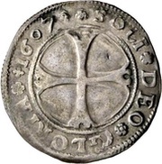 Batzen, Switzerland, 1607 reverse image