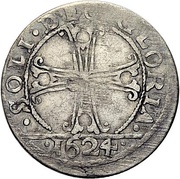 Batzen, Switzerland, 1624 reverse image