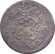 Kreuzer - Franz Friedrich Ambüel, Switzerland, 1776 reverse image