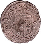 ½ Batzen - Adrian III, Switzerland, 1644-1646 reverse image