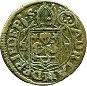 ½ Batzen - Adrian V obverse image