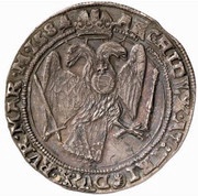 ½ Thaler - Rudolf II Kuttenberg, Bohemia, 1578-1602 reverse image