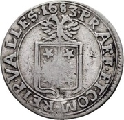 Batzen - Adrian V, Switzerland, 1683 reverse image