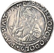 ½ Dicken - Johannes Jordan, Switzerland, 1538 reverse image