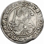 ½ Dicken - Adrian I, Switzerland, 1540-1548 reverse image