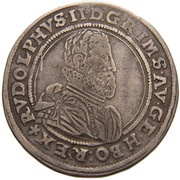 ½ Thaler - Rudolf II Budweis obverse image