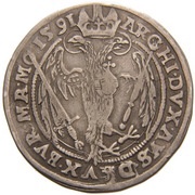 ½ Thaler - Rudolf II Budweis, Bohemia, 1579-1594 reverse image