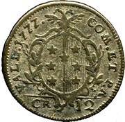 12 Kreuzer - Franz Friedrich, Switzerland, 1777 reverse image
