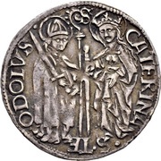 3 Groschen - Matthaus Schiner, Switzerland, 1499-1522 reverse image