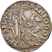 Dicken - Niklaus Schiner, Switzerland, 1496-1497 reverse image