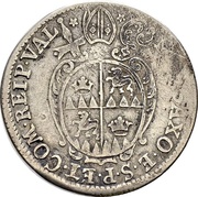 20 Kreuzers - Franz Joseph Supersaxo obverse image