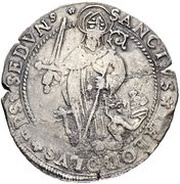 ½ Thaler - Hildebrand Jost, Switzerland, 1624 reverse image