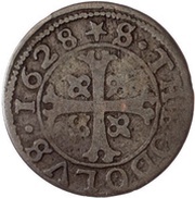 ½ Batzen, Switzerland, 1628 reverse image