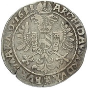 ½ Thaler - Rudolf II Kuttenberg, Bohemia, 1603-1611 reverse image