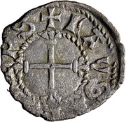 Denier - Guillaume de Varax, Switzerland, 1462-1466 reverse image