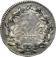1 Batzen, Switzerland, 1804 reverse image