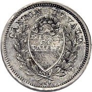¼ Franc obverse image