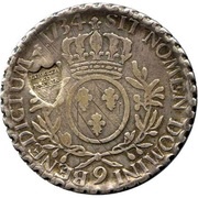 39 Batz Counterstamped, Switzerland, 1816 reverse image