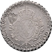 39 Batz Counterstamped, Switzerland, 1816 reverse image