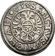 3 Kreuzer, Switzerland, 1564-1568 reverse image