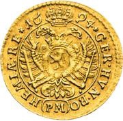 ¼ Ducat - Leopold I Prague reverse image