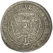 ½ Thaler - Leopold I Prague, Bohemia, 1695 reverse image